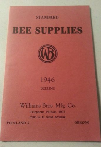 Vintage Portland Oregon bee supply catalog