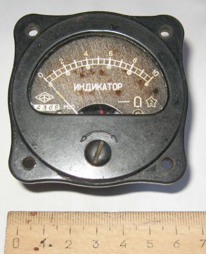 Vintage electrical indicator test meter steampunk guage industrial! for sale
