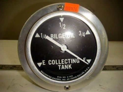 Oil level float gauge, for bilge oil tank, rochester gauge # 5-702 for sale