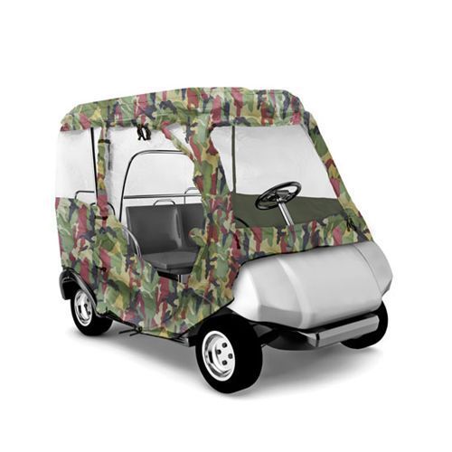 PYLE PCVGFYM71 PROTECTIVE COVER FOR GOLF YAMAHA CART (CAMO COLOR)