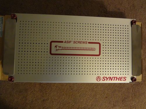 Synthes Basic Bone Screw Set ASIF Screws new and complete