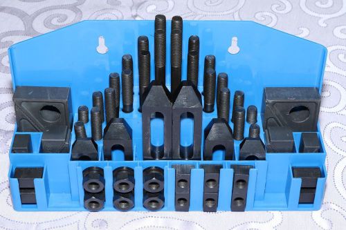 Fixturing Clamp Sets Type: Step Block &amp; Clamp Set Stud Thread Sizes: 1/2-13