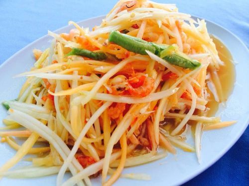 Recipe Thai Food Cuisine Papaya Salad Somtum Thai Taste Delivery FREE SHIPPIN