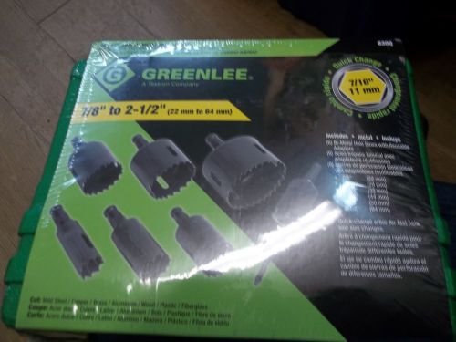 Greenlee 830Q Quick Change Hole Saw Kit