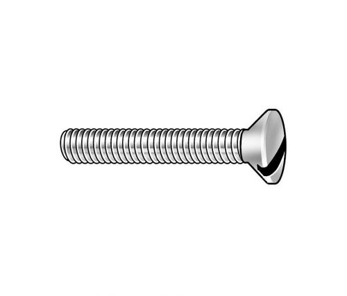 M4 4mm x 35mm metric slotted oval head machine screw stainless steel, pk 9 for sale