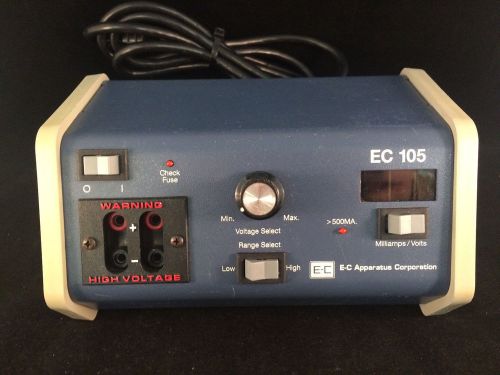 E-C Apparatus EC-105 Electrophoresis Power Supply FB105