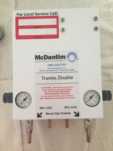 Mcdantim tm-2 trumix double beer gas blender new - mix your own gas and save for sale