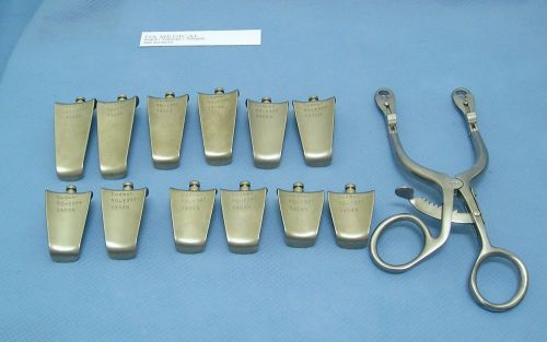 Codman Cervical Spine Retractor Set, Small type with 6 pairs of blades