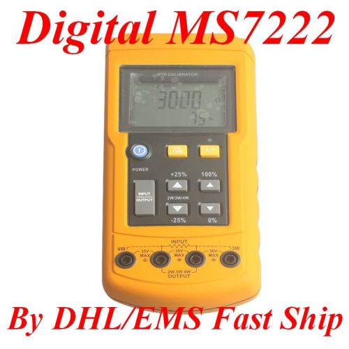 Digital ms7222 with 7rtds resistance temperature signal rtd process calibrator for sale