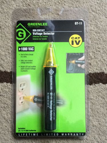 Greenlee non-contact voltage detector for sale
