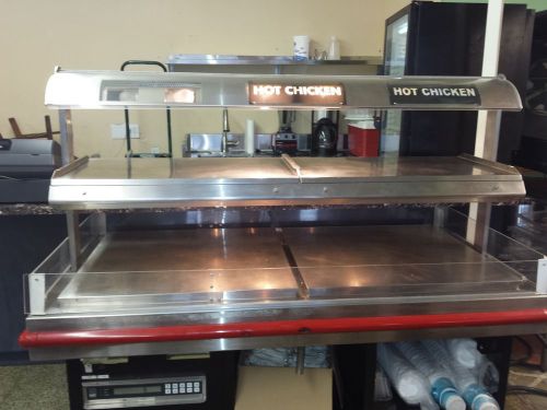 USED CHICKEN ROTISSERIE FOOD WARMER OPEN 220V 1 PHASE