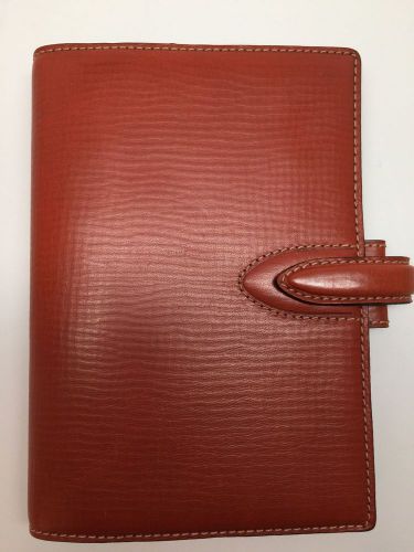 Vintage Personal Filofax In Tan Italian Bridle Leather