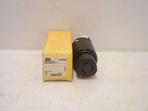 Hubbell hbl3762c new 50a 2 pole 3 wire grounding twist-lock connector hbl3762c for sale