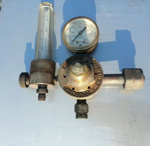 Victor gas regulator 0025 2320949 old steampunk argon tig welding antique