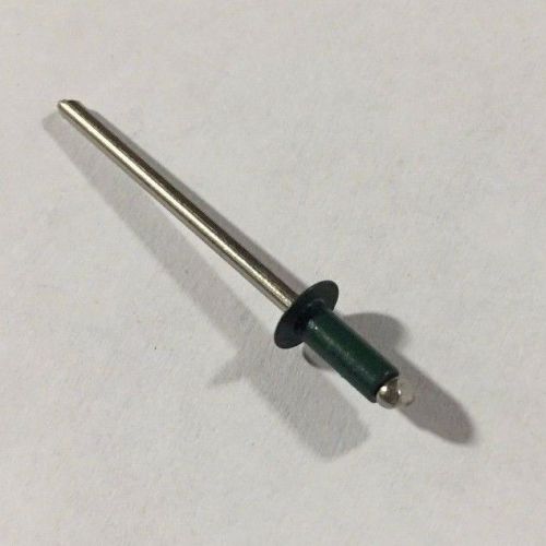 300 stainless steel 43 pop rivets 1/8&#034; x 3/16&#034; 250 pcs forest green for sale