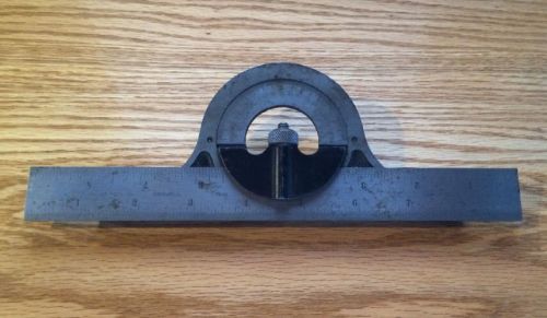 Vintage MILLERS FALLS CO. GREENFIELD MASS. No. 4 Protractor RULE  MADE IN USA