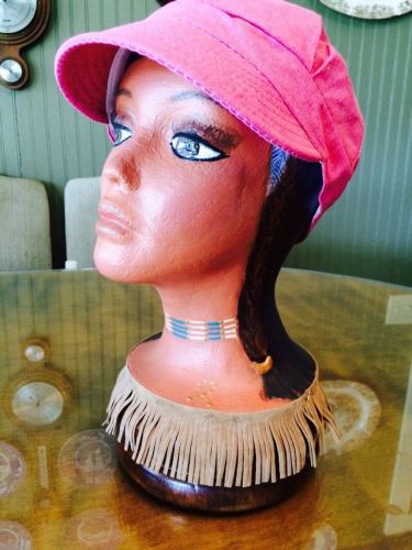 Styrofoam Mannequin Head For Hats Wigs Painted One Of A Kind