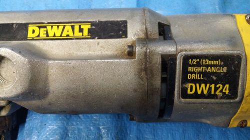 Dewalt 1/2&#034; right angle drill model # dw124 for sale