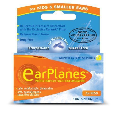 Ear plugs - childrens ear protection for airplane travel. for sale