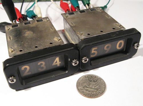 6 digits micro projection display iee one plane in line readout nixie tube era for sale