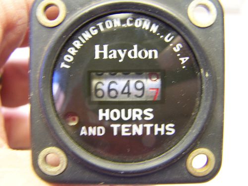 Haydon 7010-001 Hobbs 10,000 Hour Meter 120V 60Hz With Operations Indicator