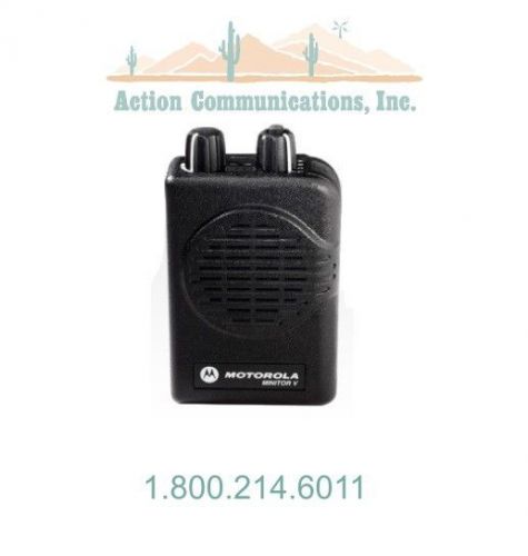 MOTOROLA MINITOR V - VHF 151-159 MHz, 2 FREQUENCY, STORED VOICE