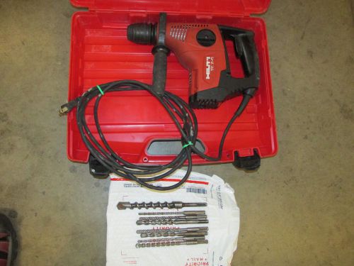 Hilti  te-7c sds-plus chuck, 115v/ac, reversible, hammer drill/chipping kit (388 for sale