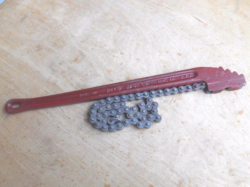Reed mfg. no. wa24 , 3&#034; chain pipe wrench for sale