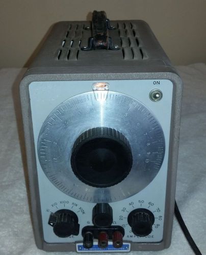 Hewlett Packard Low Frequency Oscillator Model 202c Vintage HP 115/230V. 50-1000