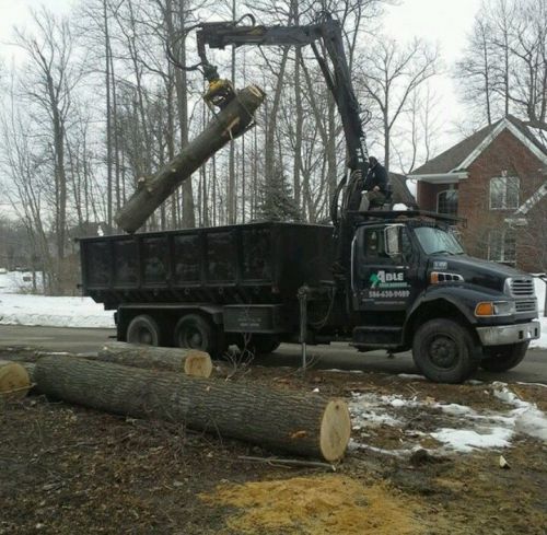 2004 sterling acterra log truck grapple loglift 75z