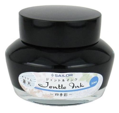 F/S New Sailor Fountain Pen Ink Bottle Shikisai Souten 50ml Blue Sky Japan 0315