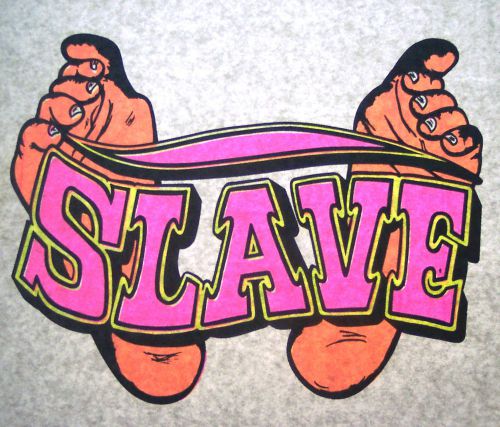 SLAVE  Vintage T-Shirt transfer 70&#039;s