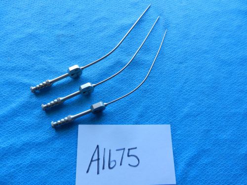 Aesculap Neuro Tapered Teardrop Suction Tube Set 4 5 6Fr. X 230mm   ALL NEW!!