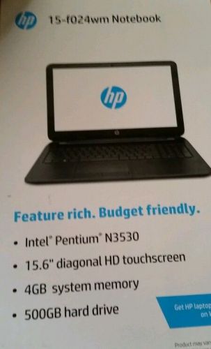 HP 15 Touchsmart Windows 8 with Intel Pentium