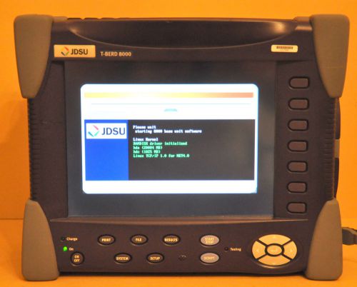 JDSU TBERD MTS 8000 With Transport Module Optical Network Analyzer T-BERD