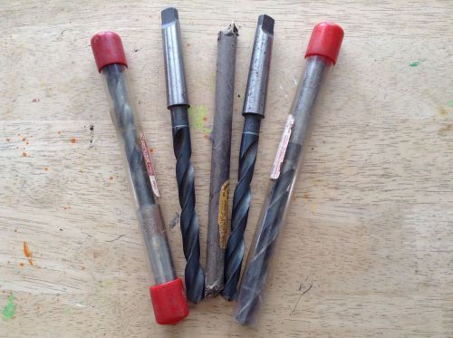 Vintage united twist drill tapered shank drill bit bits lot never used for sale