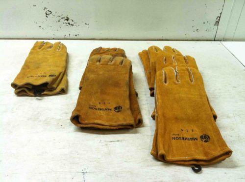 New!   Matheson Select 115 Welders Gloves  6 Pair Lot