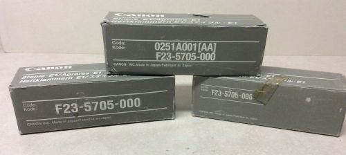 3 BOXES of Genuine Canon Staple-E1 F23-5705-000, 0251A001[AA] (7 cartridges)(E12