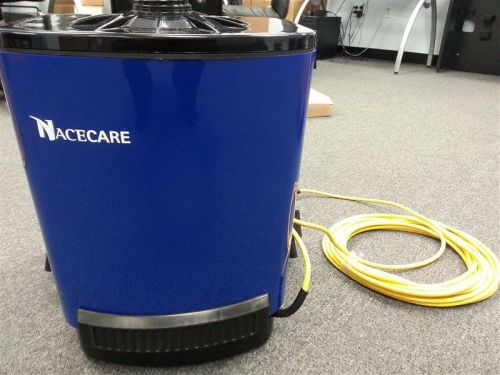 Nacecare rsv200 back pack vacuum, 2.5 gallon 1.6hp 114 cfm airflow, 42&#039;cord for sale