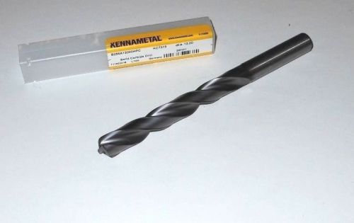KENNAMETAL Carbide Coolant Fed Drill 12mm TiAlN 2261077 &lt;2048&gt;