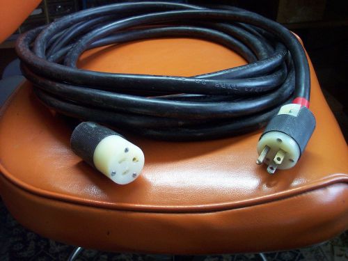 12 AWG TYPE SO 15 AMP AC EXTENSION CABLE - 100 FT. - HUBBELL CONNECTORS