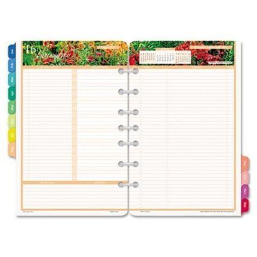 Daytimer garden path daily planner refill 2015, 5.5 x 8.5 inches page size (1... for sale