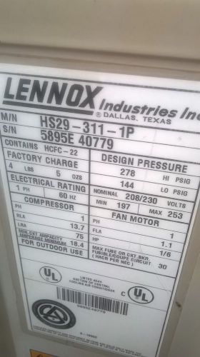 Lennox air  unit
