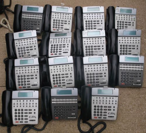 Lot of 15 NEC Business Phones DTH-16D-2 (BK) D-TERM 80 Phones