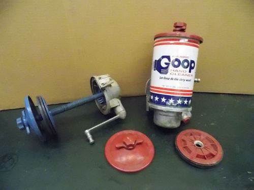 2 Vintage GOJO or GOOP Hand Soap Crank Wall Mount Dispensers
