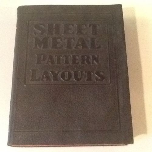 Vintage 1943 reprint Book Sheet Metal Pattern Layouts