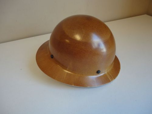 MSA 475407 Natural Tan Skullgard Hard Hat with Fas-Trac Suspension - NEW