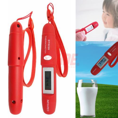 Digital Thermometer Pen Type Non-Contact LCD Infrared Remote Body Temperature