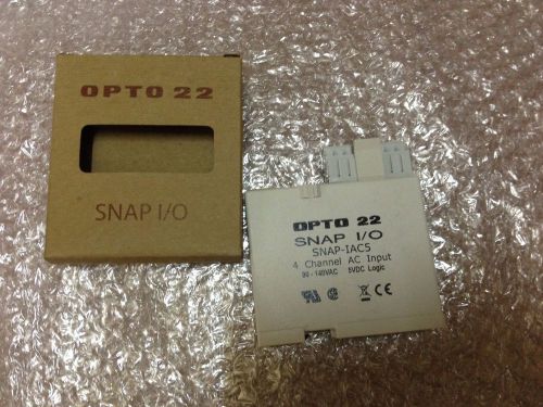 OPTO 22 SNAP-IAC5 SNAP I/O 4 Channel AC Input*New