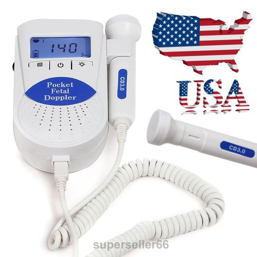 USA Ship! Sonoline B Fetal doppler Baby Prenatal Heart Monitor 3mhz Probe + Gel